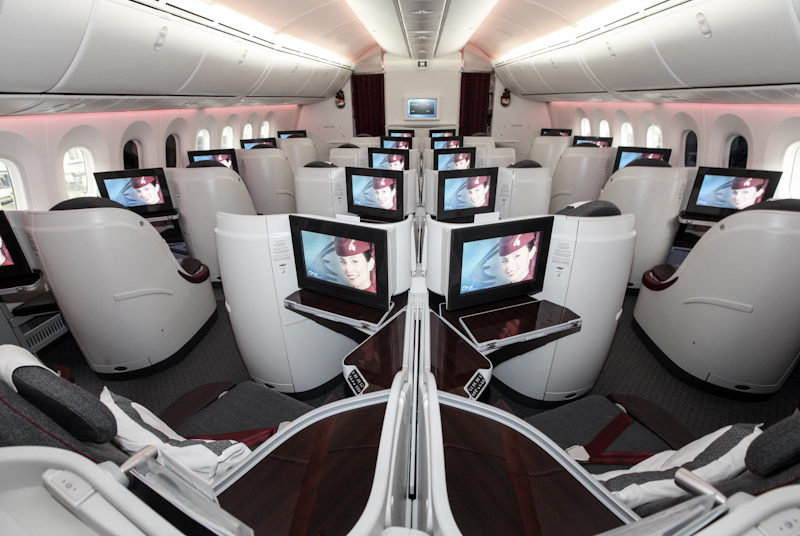 Boeing 787 Dreamliner | Qatar Airways London to Doha Business Class