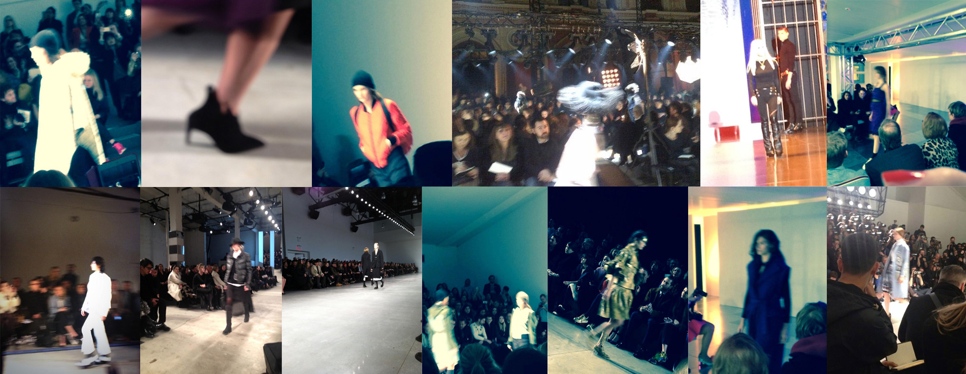 The Autumn/winter 2014 shows. Maybe