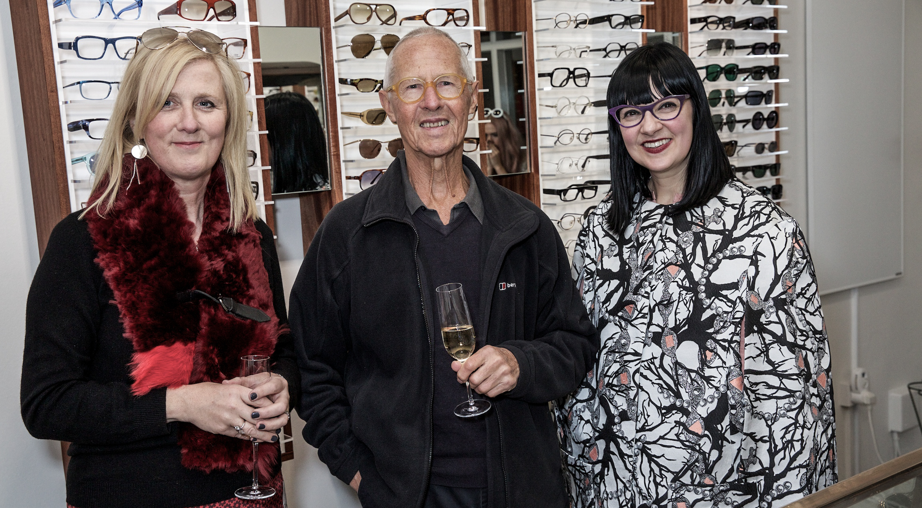 MD Fiona Mohammadi with co-founder Graham Cutler and Marie Wilkinson