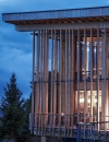 Linear ski lodge design reaches new heights