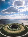 Waterlilies and concrete | Naoshima Island