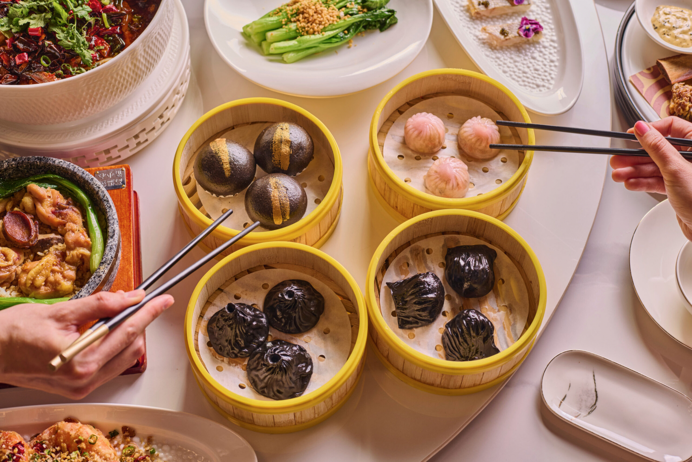 Dim sum to dye for