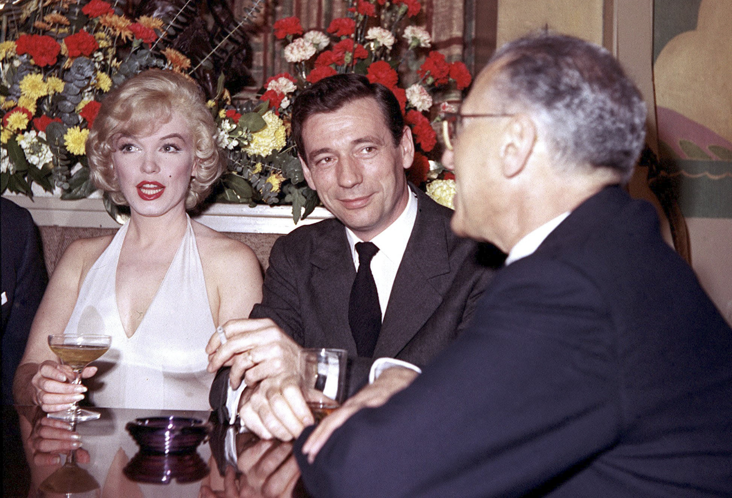 Marilyn Monroe with Yves Montand