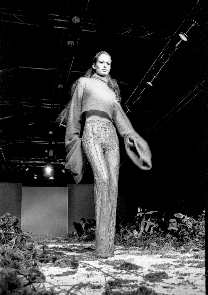 Alexander McQueen, "Highland Rape", 1995, by Mark C.O'Flaherty