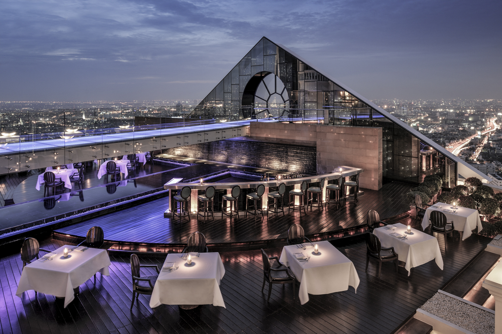 The best rooftop restaurant in the world Breeze, Bangkok