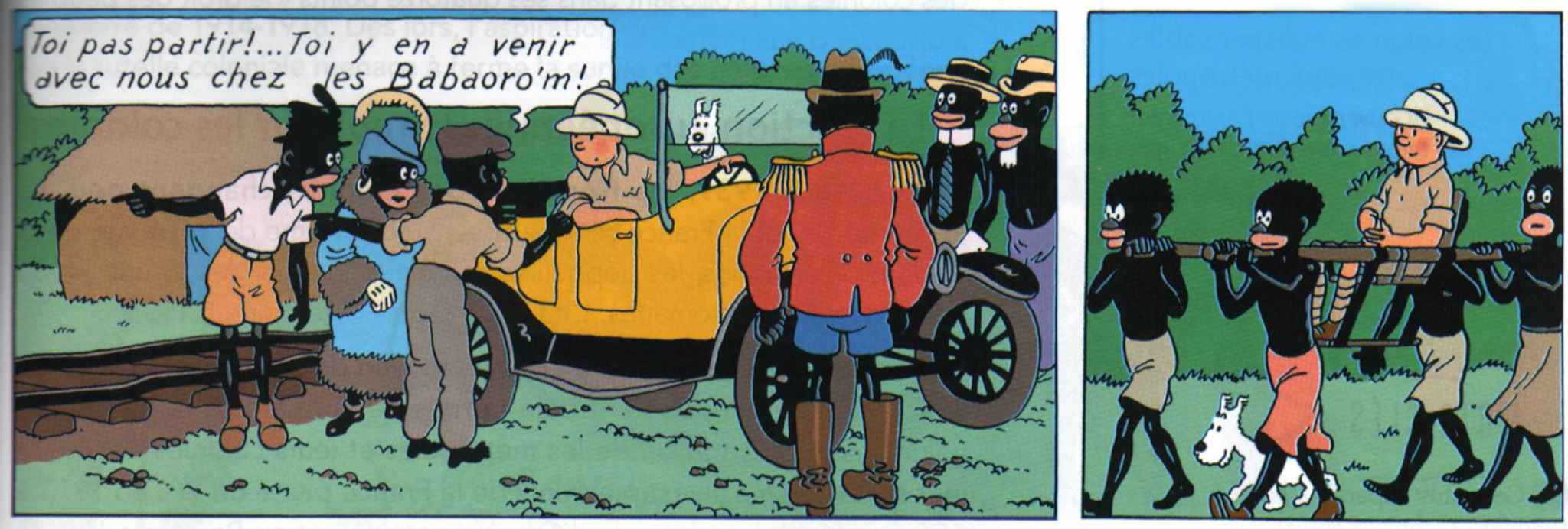 Tintin au Congo. Dodgy