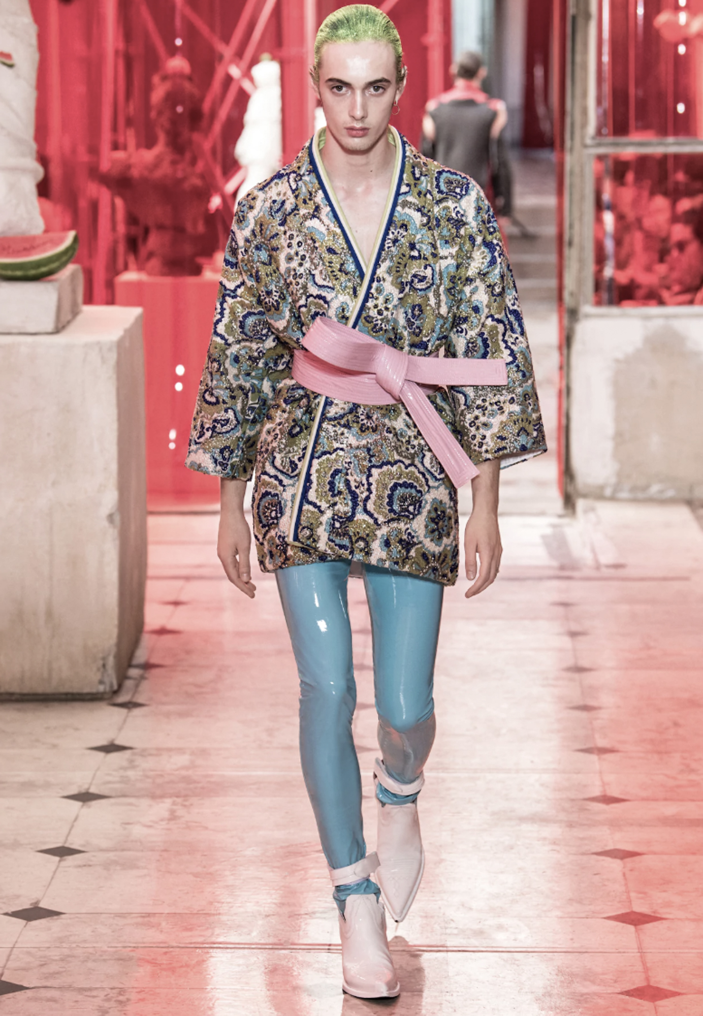 Galliano's first couture menswear show for Margiela, Men's fashion